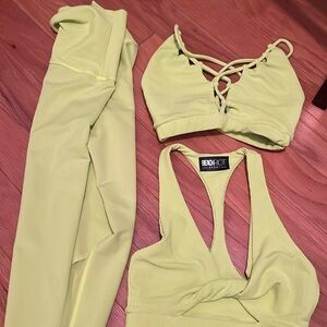 BEACH RIOT activewear set. Selling all 3 together.
